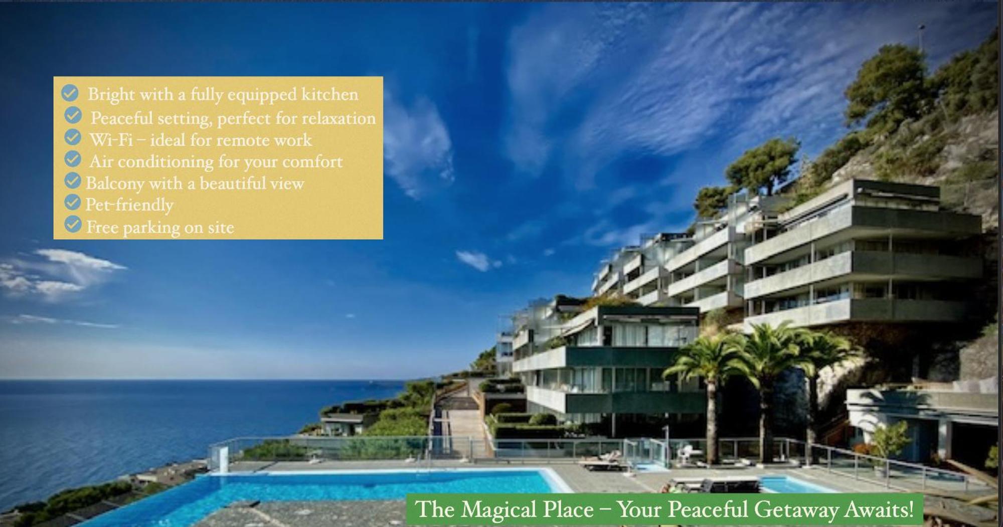Sunny Home Costa Plana-Monaco -Cap D'Ail Cap-d’Ail Exterior foto