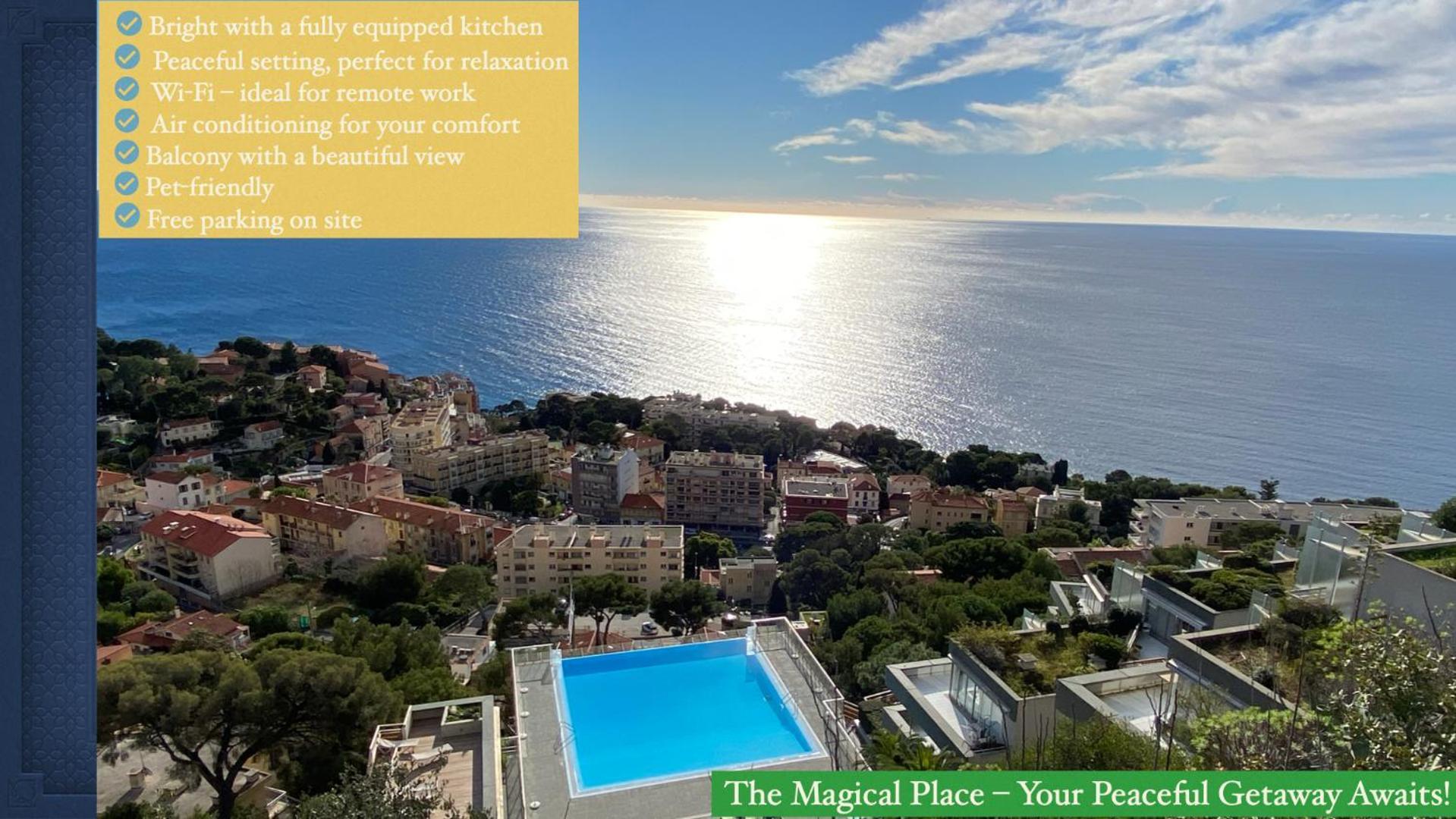 Sunny Home Costa Plana-Monaco -Cap D'Ail Cap-d’Ail Exterior foto
