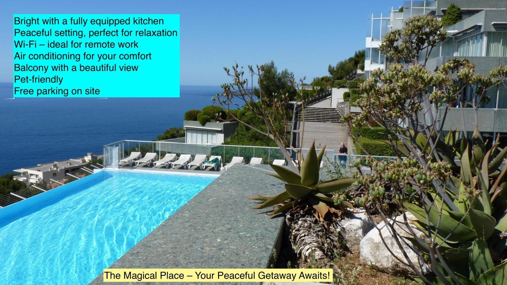Sunny Home Costa Plana-Monaco -Cap D'Ail Cap-d’Ail Exterior foto